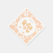 Groovy Oneデイジー1st誕生日 スタンダードカクテルナプキン (角)