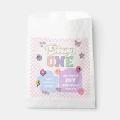 Groovy One 名門私立校風の Patch 1st誕生日パーティー フェイバーバッグ (正面)