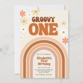 GROOVY ONE 誕生日パーティーおめでとう！  招待状