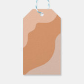 Groovy One 1st誕生日パーティーボホデイジーの好意 ギフトタグ (裏面)