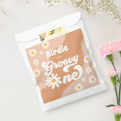 Groovy One 1st誕生日パーティーボホレトロデイジー フェイバーバッグ (封をした状態)