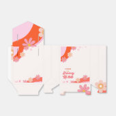 Groovy One 1st誕生日パーティーボホレトロデイジー フェイバーボックス (折り畳みなし)