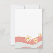 Groovy One First Birthday Partyへの招待 招待状 (裏面)