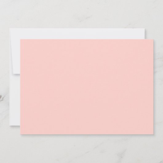 Groovy One Rainbowフローラ1st誕生日パーティー写真 招待状 (裏面)