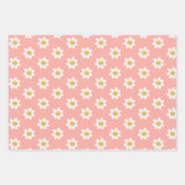 Groovy one retroヴィンテージ最初の誕生日 ラッピングペーパーシート (正面2)