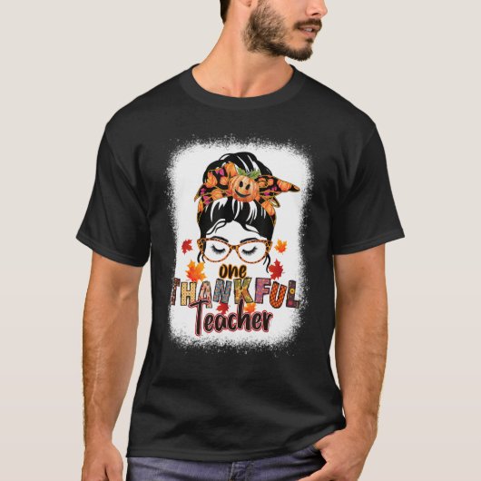 Groovy One Thankful先生メッシーバンサンクギビン Tシャツ (正面)