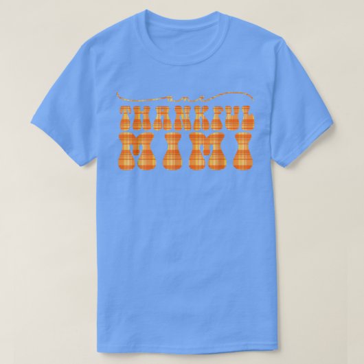 Groovy One Thankful Mimiハロー秋Vibes Thanksgi Tシャツ (デザイン正面)