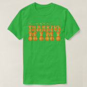 Groovy One Thankful Mimi Hello Fall Vibes Thanksgi Tシャツ (デザイン正面)