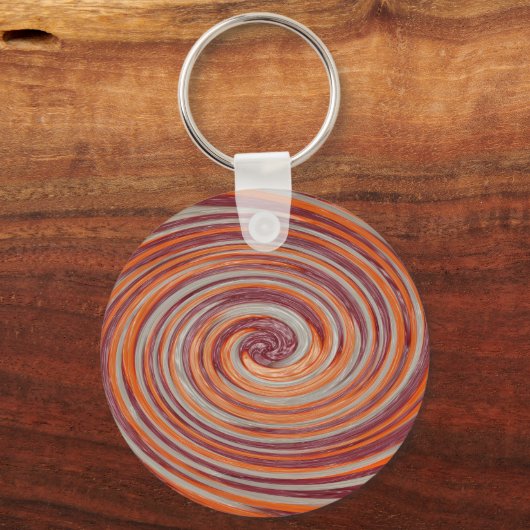 Groovy Paw印刷ドッグウォーカー キーホルダー (裏面)