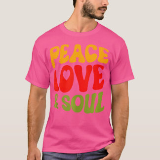 Groovy Peace Love Soul Rbミュージックレトロヴィンテージ90S Tシャツ