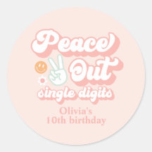 Groovy Peace Out指独身の数10誕生日