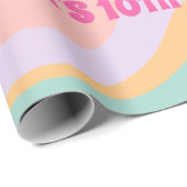 Groovy Peace Out独身のの10番目の記号 ラッピングペーパー (ロールコーナー)