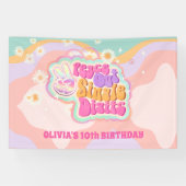 Groovy Peace Out独身のの10番目の記号 横断幕 (横)