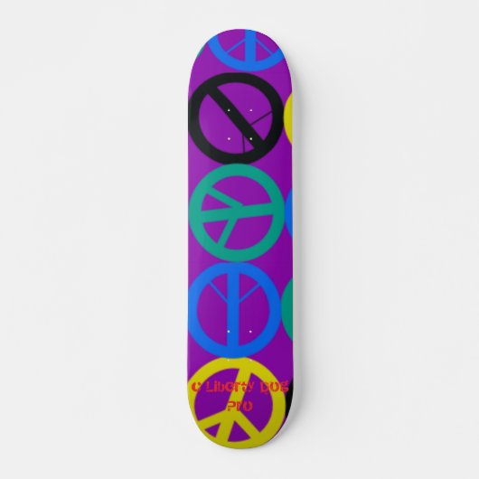 GROOVY PEACE PROスケートボード – サイカスタマイズズング スケートボード (正面)