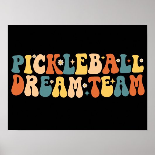 Groovy Pickleball Dream Team ポスター (正面)