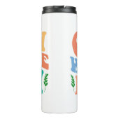 Groovy Plant Lover "Grow With The Flow" Graphic タンブラー (裏面)