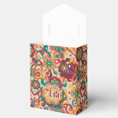 Groovy Psychedelic 60s 70s Floral Birthday フェイバーボックス (オープン)