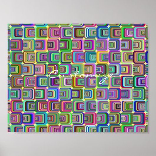 Groovy psychedelic hippie-style Thunder_Cove ポスター (正面)