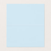 Groovy Puppy Food Tent for Birthday Party Blue 名刺 (内部フラット)