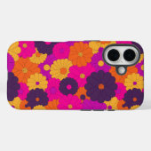 Groovy PurpleとPink Hippieフラワーパワー Case-Mate iPhoneケース (裏面 (横))