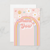 Groovy Rainbowありがとう サンキューカード (正面/裏面)