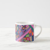 Groovy Rainbowに乗る、抽象芸術 エスプレッソカップ (右)