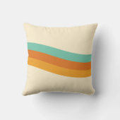 Groovy Rainbow 1970sスタイルボホパーソナライズされた クッション (裏面)