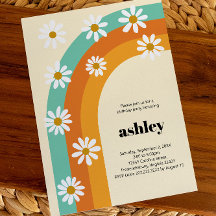 Groovy Rainbow 1970sボホデイジー誕生日パーティー