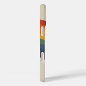 Groovy - rainbow 70s 1970sスタイルレトロ Case-Mate iPhoneケース (裏面 / 右)