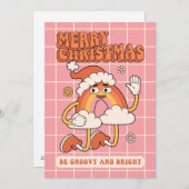 Groovy Rainbow Christmas – 明るくメリーなる シーズンカード (正面/裏面)