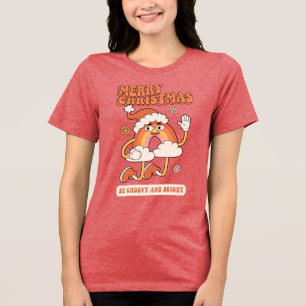 Groovy Rainbow Christmas – 明るくメリーなる トライブレンドTシャツ