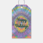 Groovy Rainbow Tie-dye ギフトタグ (正面)