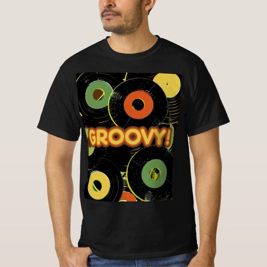 Groovy Records Tシャツ (正面)