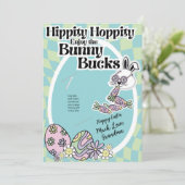 Groovy Retro Easter Card Money Holder シーズンカード (スタンド正面)