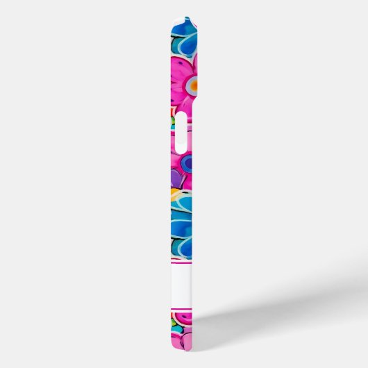 Groovy Retro Floral Personalized Case-Mate iPhoneケース (裏面 / 右)
