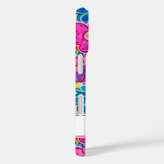 Groovy Retro Floral Personalized Case-Mate iPhoneケース (裏面 / 右)