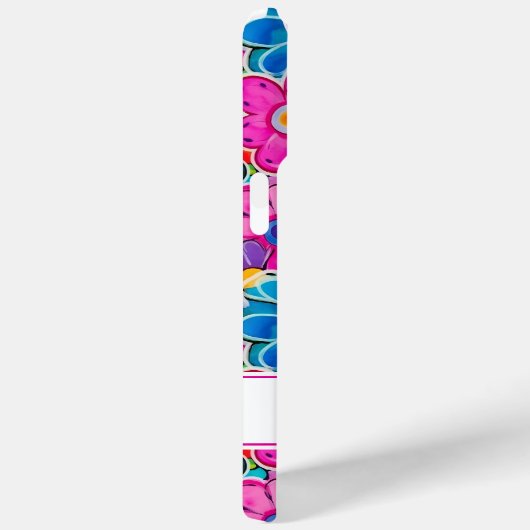 Groovy Retro Floral Personalized Case-Mate iPhoneケース (裏面 / 右)