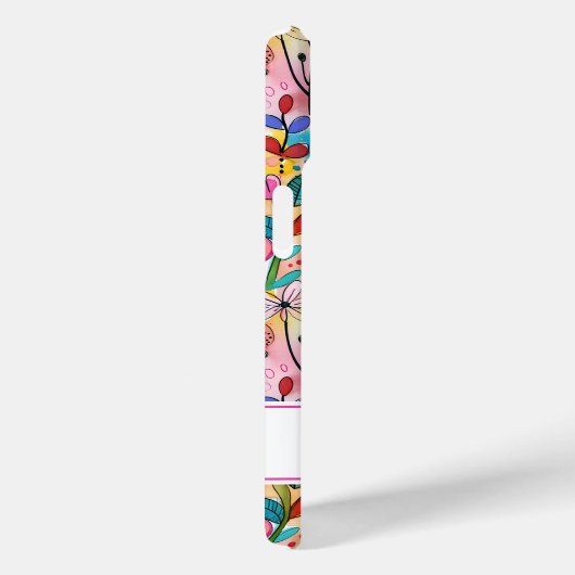 Groovy Retro Flower Power Personalized Case-Mate iPhoneケース (裏面 / 右)