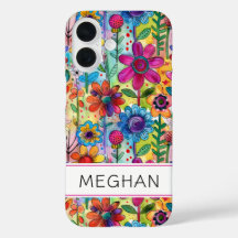 Groovy Retro Flower Power Personalized