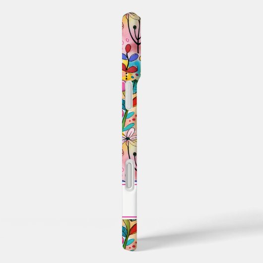 Groovy Retro Flower Power Personalized Case-Mate iPhoneケース (裏面 / 右)