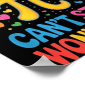 Groovy Retro Happy Pi Day Graphic Math Teacher Sci ポスター (角)