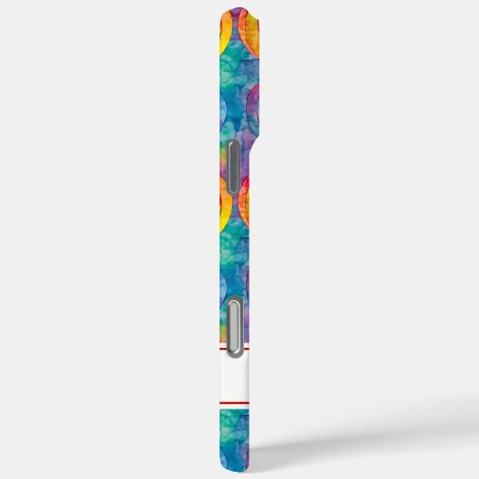 Groovy Retro Hippie Peace Sign Personalized Case-Mate iPhoneケース (裏面 / 右)