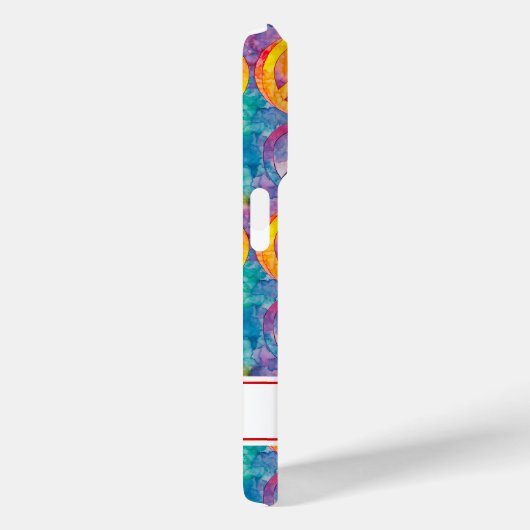 Groovy Retro Hippie Peace Sign Personalized Case-Mate iPhoneケース (裏面 / 右)