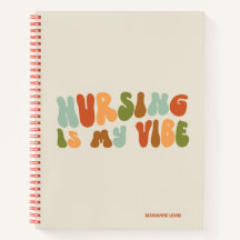 Groovy Retro Nursing Is My Vibe, Nurse, Healthcare