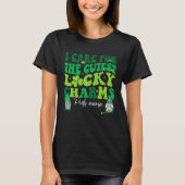 Groovy Retro Peds Nurse St Patrick s Day Pediatric Tシャツ (正面)