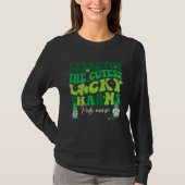 Groovy Retro Peds Nurse St Patrick s Day Pediatric Tシャツ (正面)