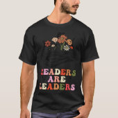Groovy Retro Readers Are Leaders  Book Tシャツ (正面)