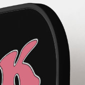 Groovy Rock The Test やる気を起こさせる Testing Day ピックルボールラケット (左詳細)