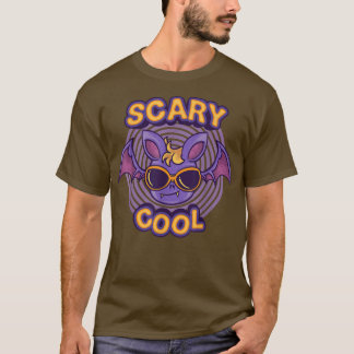 Groovy Scary Cool Vibes Funny Bat With Sunglasses Tシャツ
