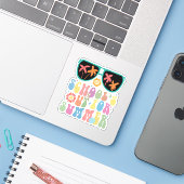 Groovy Schoolの最後の日は夏のために外出 シール (ノートパソコンとiPhone)